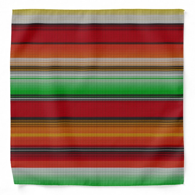 Mexican serape #6 bandana (Front)