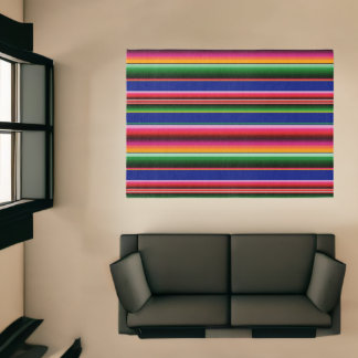 Mexican Serape Area Rug