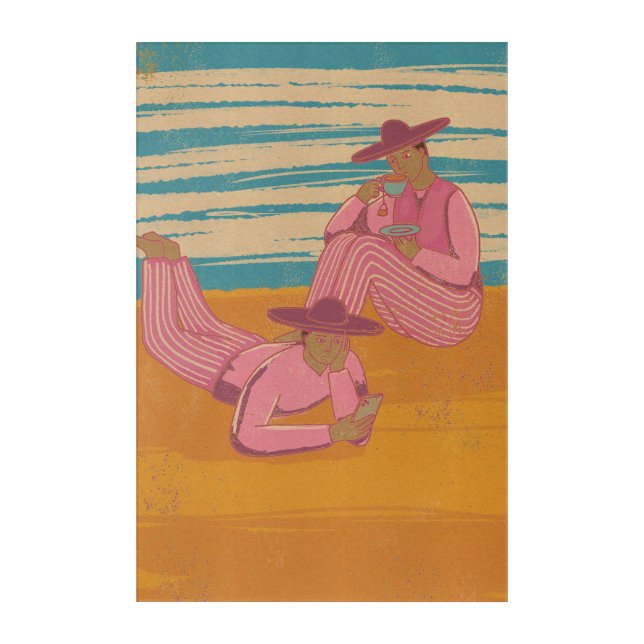 Mexican siesta acrylic print (Front)