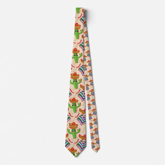 Mexican siesta neck tie (Front)