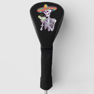Mexican Skeleton Cinco De Mayo Margarita Fiesta Golf Head Cover