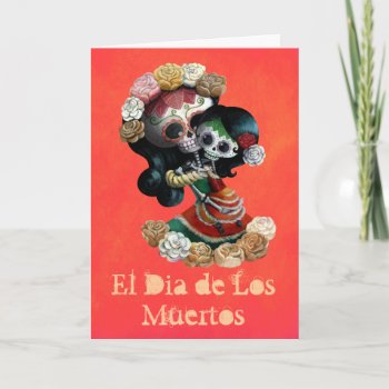 Mexican Skeleton Motherly Love Card by partymonster at Zazzle