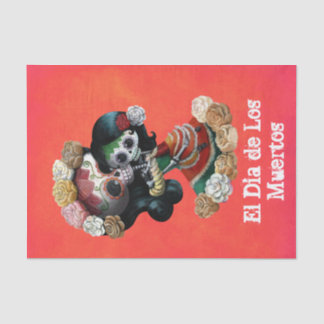 Mexican Skeleton Motherly Love Tissue Paper