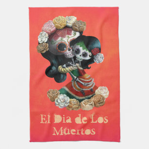Mexican Skeleton Motherly Love Towel