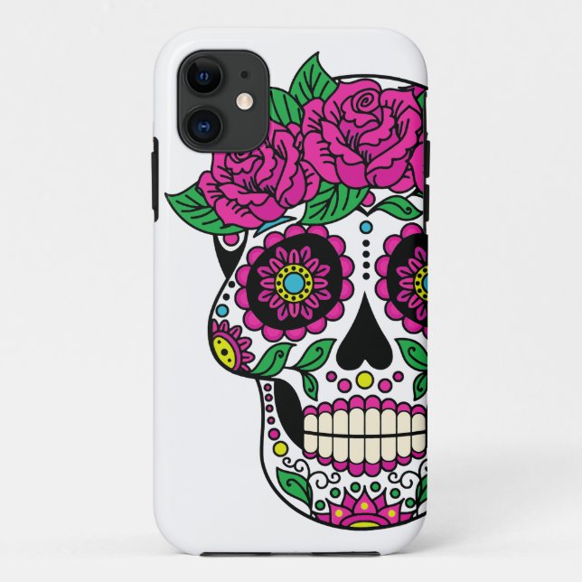 Mexican Skull 2 Case-Mate iPhone Case (Back)