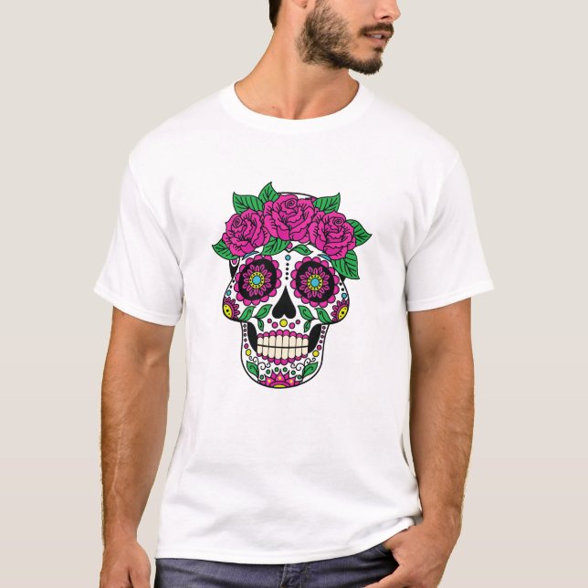 Mexican Skull 2 T-Shirt (Front)