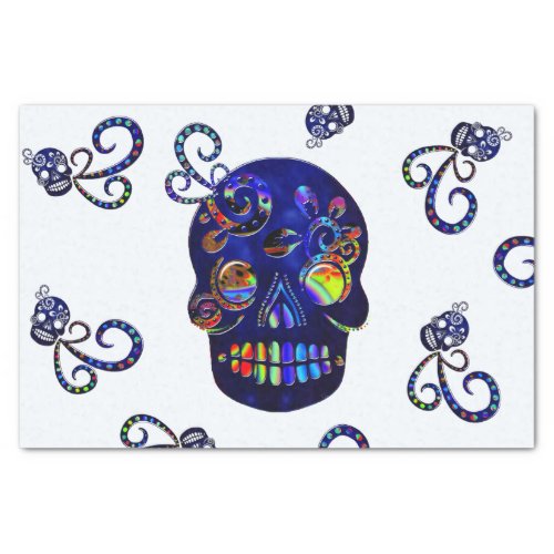 Mexican Skull 3D Festive Tissue Paper