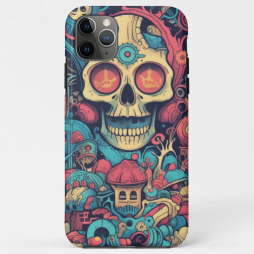 Mexican skull Dia De Los Muer iPhone 11 Pro Max Case