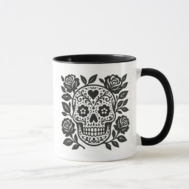Mexican Skull Mug (Right)