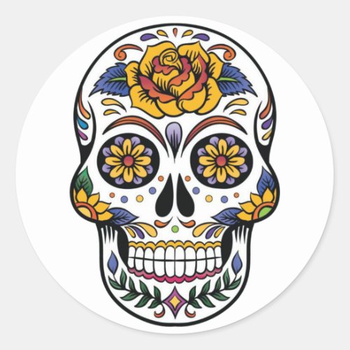 Mexican Skull Sticker