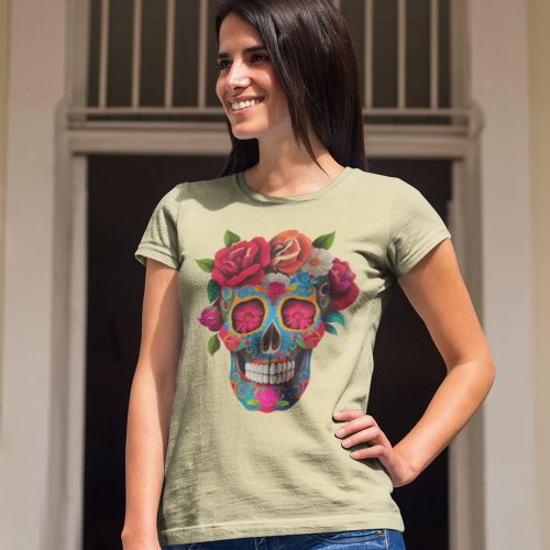 Mexican Skull T_Shirt