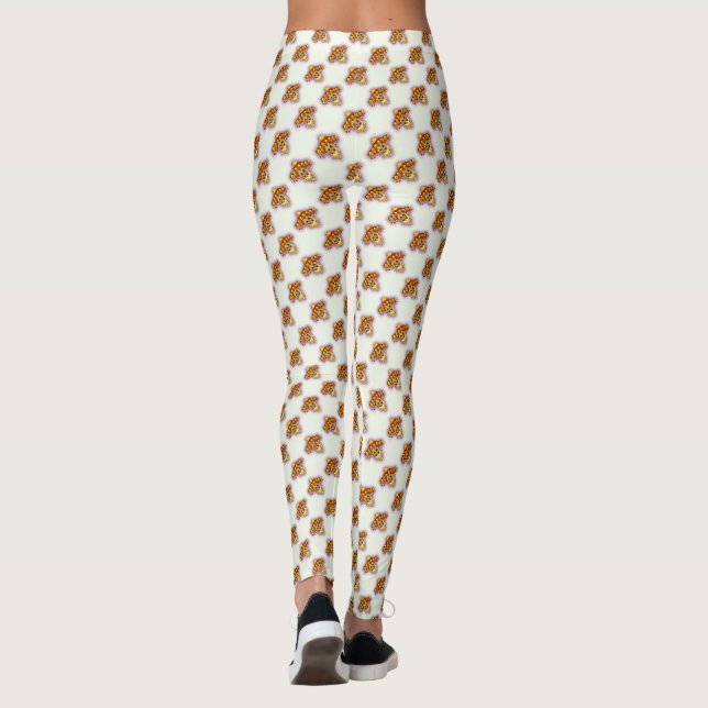 Mexican Skulls Leggings (Back)