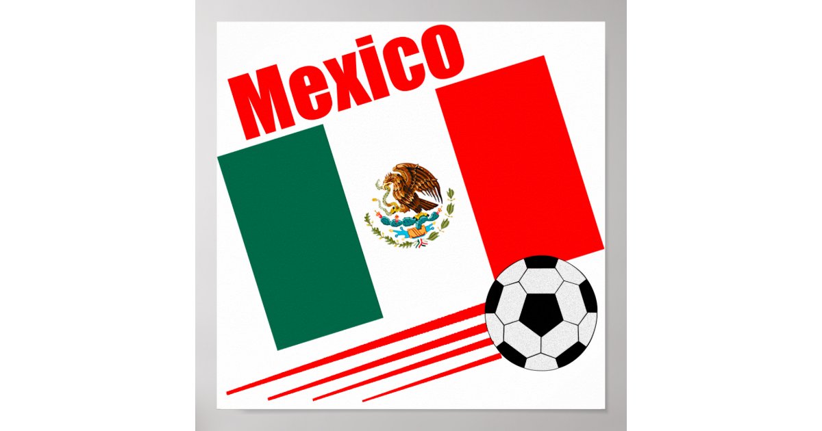 Mexican Soccer Team Poster | Zazzle