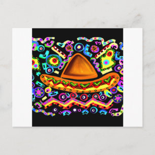 Mexican Sombrero Postcard