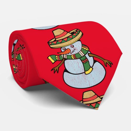 Mexican Sombrero Santa Thunder_Cove Neck Tie