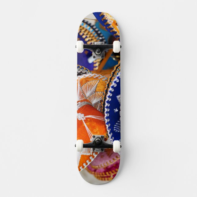 Mexican sombrero skateboard (Front)