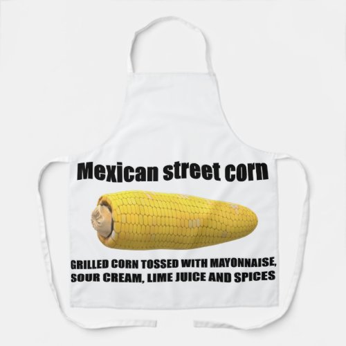 Mexican Street Corn Apron Medium Apron