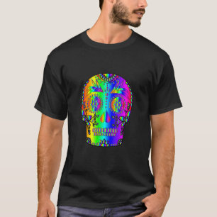 Mexican Sugar Skull ColorPattern Mexico Gift For M T-Shirt