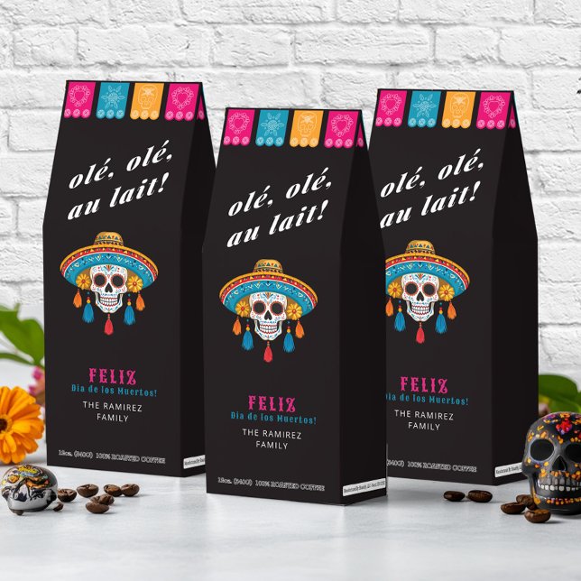 Mexican Sugar Skull Ole Ole Au Lait ID1111 Roasted Coffee (Creator Uploaded)