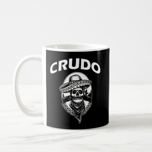 Mexican Sugar Skull Sombrero Desert Motif Crudo Coffee Mug