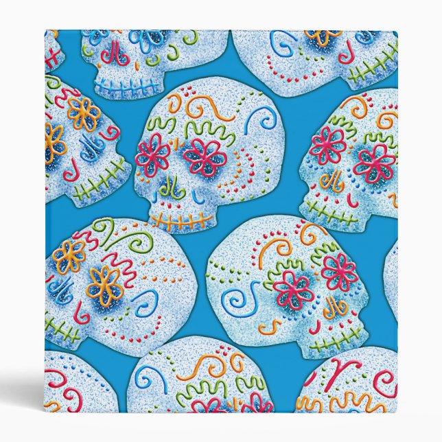 Mexican Sugar Skulls Binder (Front)