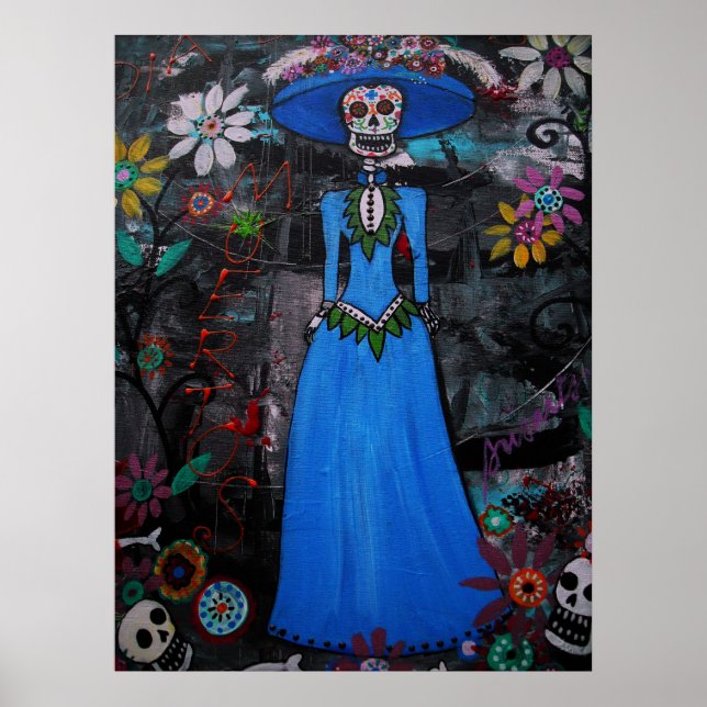 MEXICAN SUNDANCE DIA DE LOS MUERTOS PAINTING POSTER (Front)