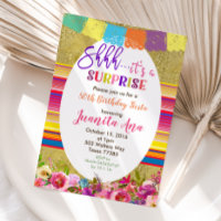 Mexican Surprise Birthday Party Invitation