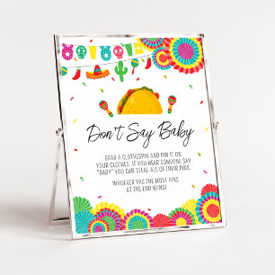 Mexican Taco 'Bout A Baby Don't Say Baby Poster