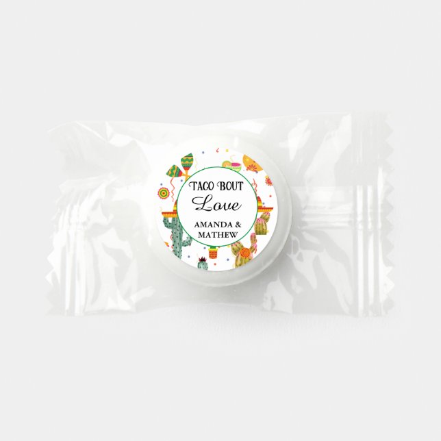 Mexican Taco Bout Love Bridal Shower Party Favor (Front)