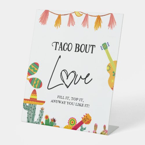 Mexican Taco bout Love cactus Taco Bar Sign