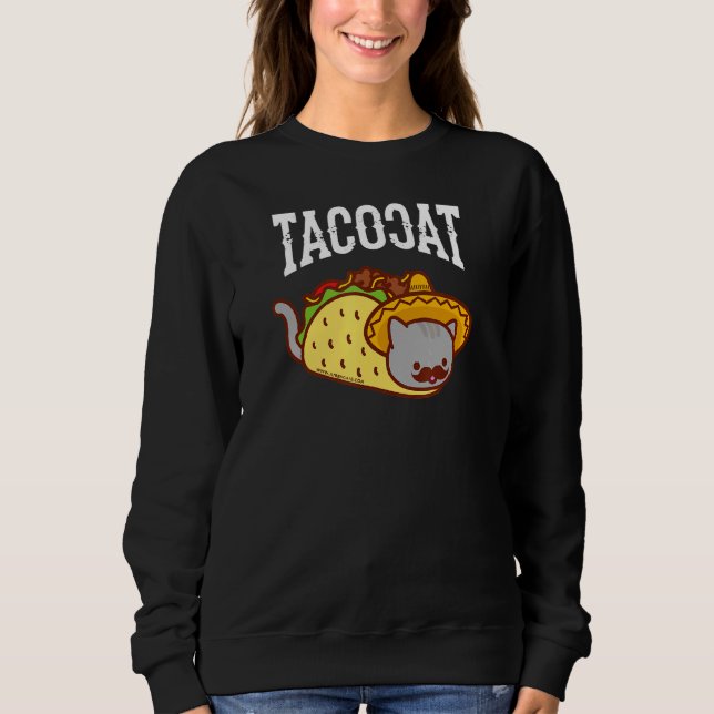 Mexican Taco Cat  Cinco De Mayo  Cinco De Meow Sweatshirt (Front)