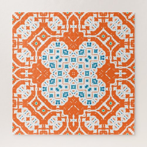 Mexican Talavera Antique Ceramic Seamless Jigsaw Puzzle