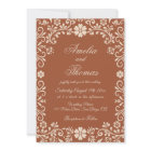 Mexican Talavera Floral Wedding Invitation