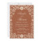 Mexican Talavera Floral Wedding  Invitation