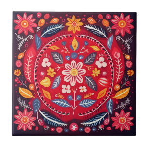 Mexican Talavera Hacienda Style Tile Azulejo