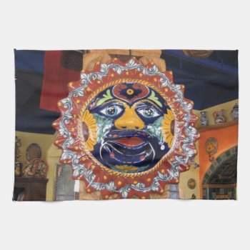 Mexican Talavera Style Sun Towel by beautyofmexico at Zazzle