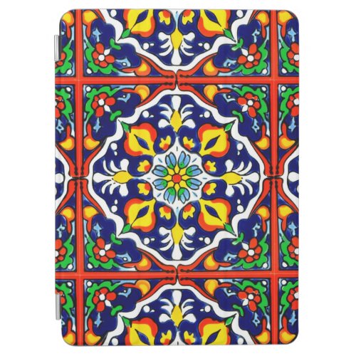 Mexican Talavera Terracotta Tile Design No 3 iPad Air Cover