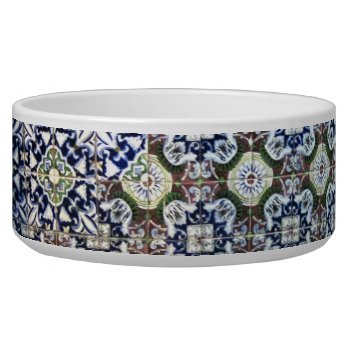 Mexican Talavera Tile Design Bowl by beautyofmexico at Zazzle