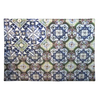 Mexican Talavera Tile Design Placemat by beautyofmexico at Zazzle