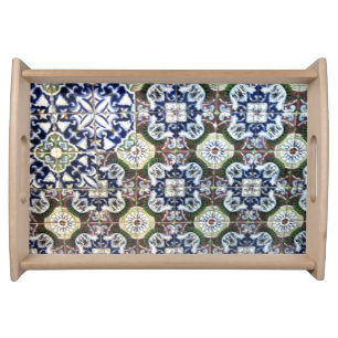 Mexican Talavera tile design Serving Tray