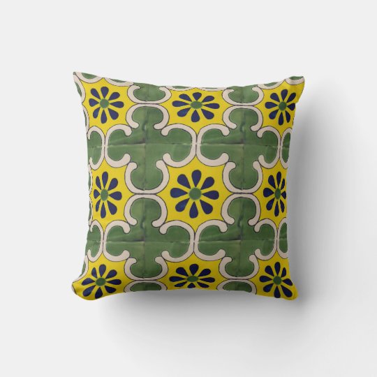 Mexican Talavera Tile doublesided throw pillows