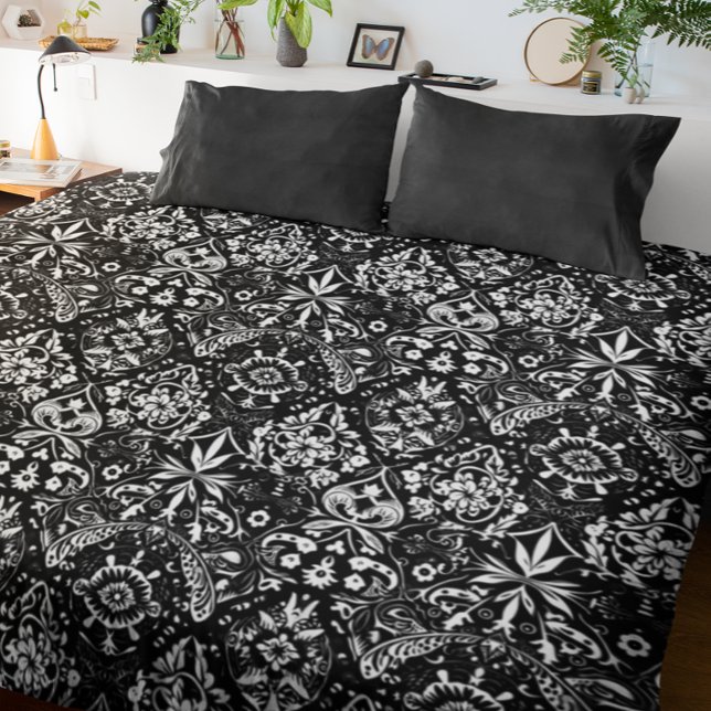 Mexican Talavera Tile Pottery Fiesta Spanish Duvet Cover (Creator Uploaded)