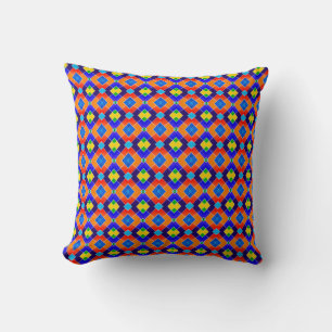 Mexican Talavera Tile Throw Pillow