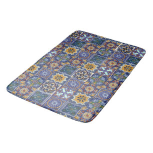 Mexican Talavera Tiles Bathroom Mat