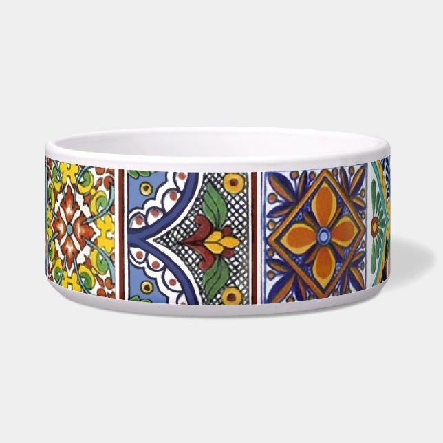 Mexican Talavera Tiles Bowl (Right)
