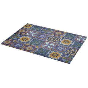 Mexican Talavera Tiles Cutting Board