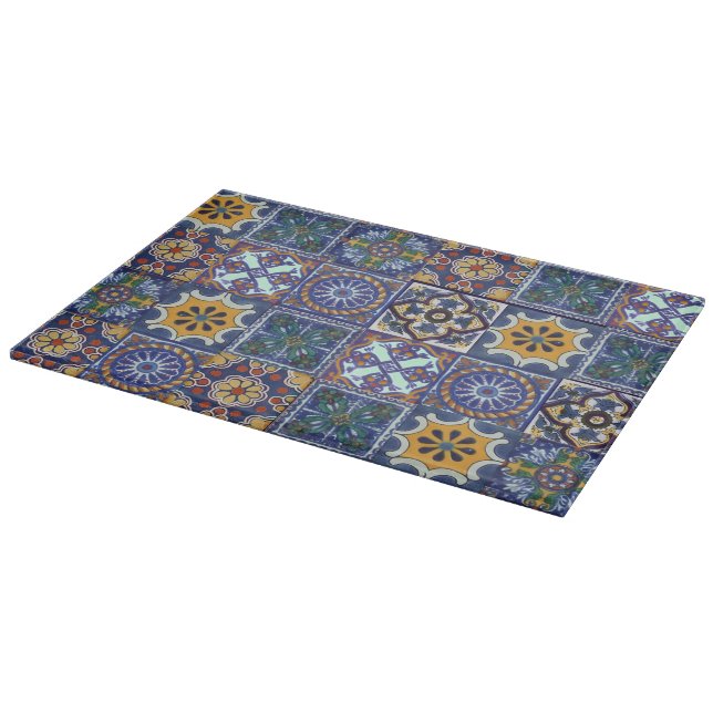 Mexican Talavera Tiles Cutting Board (Corner)