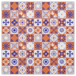 Mexican Talavera Tiles Fabric