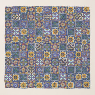 Mexican Talavera Tiles Scarf