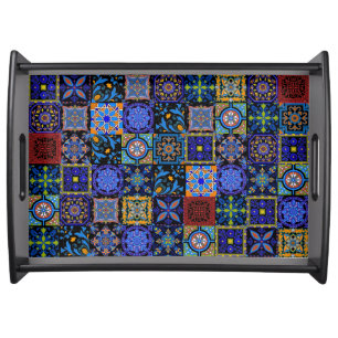 Mexican Talavera Tiles Serving Tray